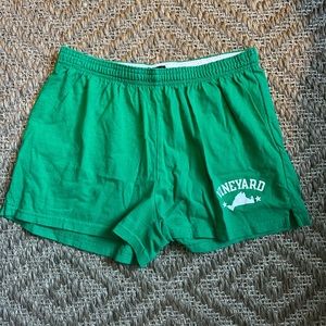 Green shorts
